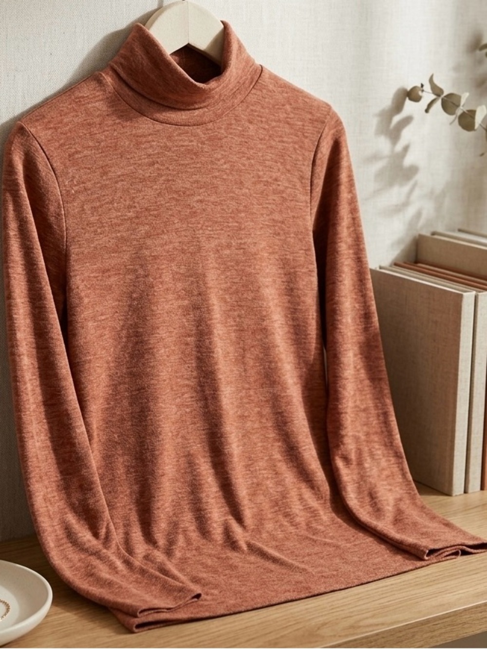 A New Day Rust Long Sleeve Turtleneck – Size XS